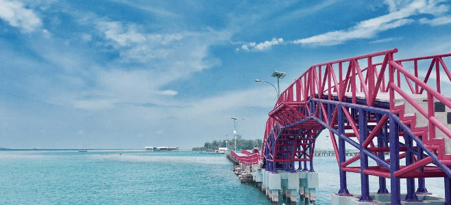 Jembatan Cinta Wisata Pulau Tidung